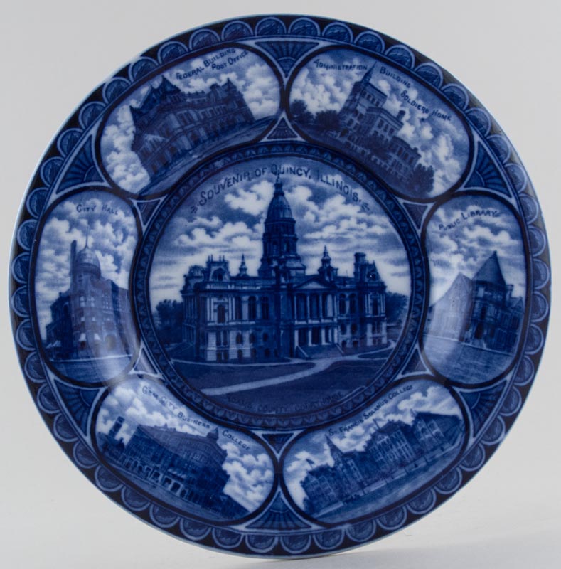 Plate Quincy Illinois c1910